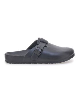Sabot in gomma neri con cinturino regolabile JLY09 45