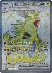 Pokemon SV Obsidian Flames 211/197 Tyranitar ex (Full Art)