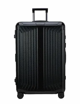 Trolley LITE-BOX ALU x BOSS 76cm Graphite Monogram noir - Samsonite - FashionsVida