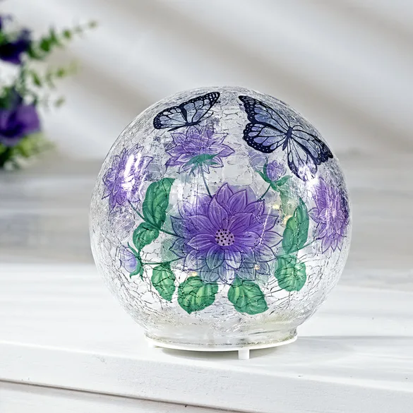 LED-Kugel "Schmetterlinge" Ø 15 cm - 3Pagen - FashionsVida