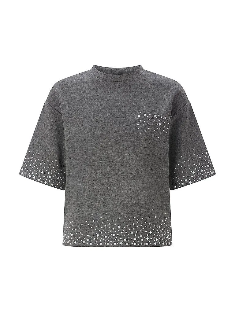 RICHROYAL T-Shirt grau M damen - RICHROYAL - FashionsVida