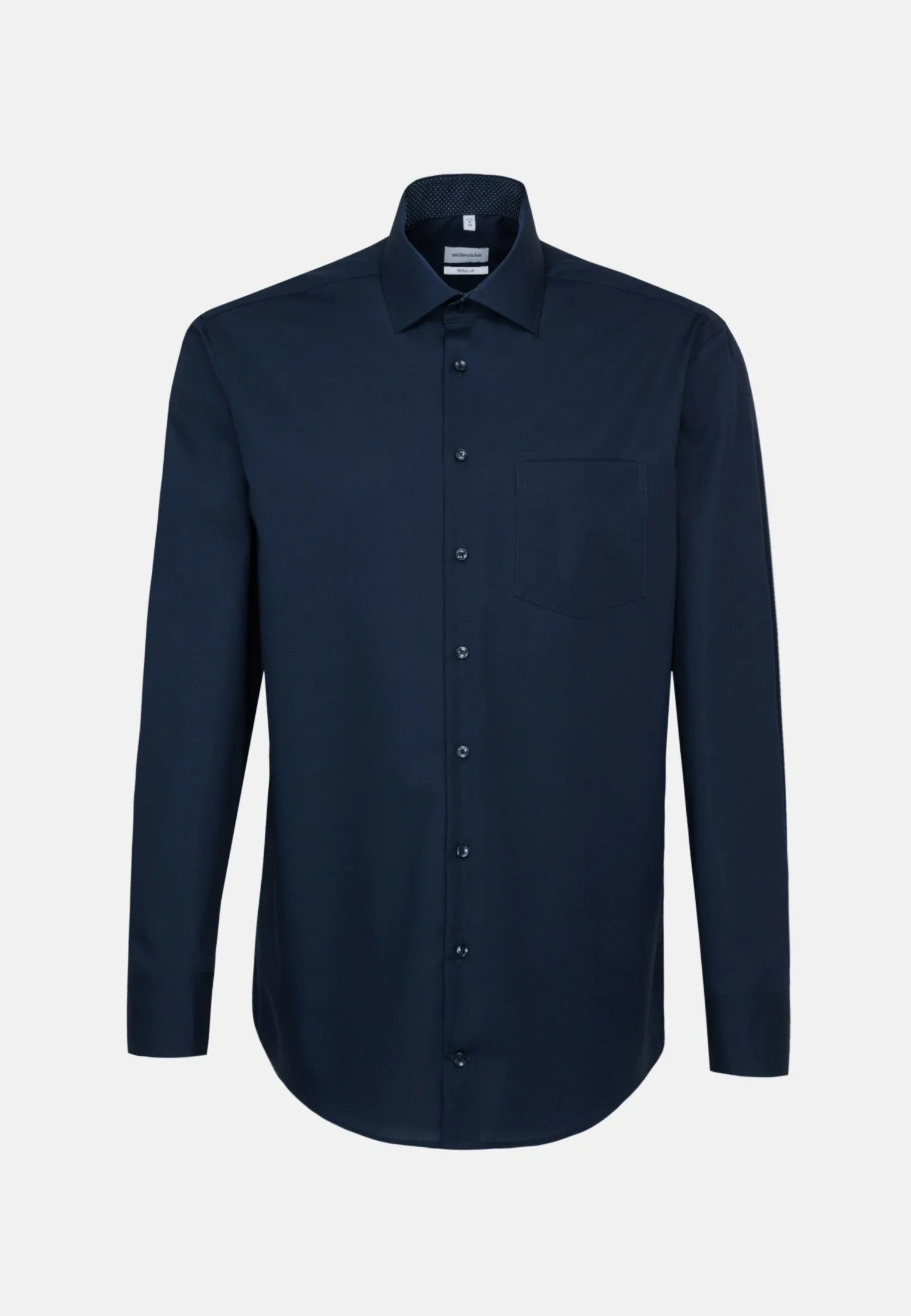 Regular Business Hemd Uni Blau 40 - Seidensticker.com - FashionsVida
