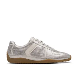 Meridor Lo Metallic Combination Trainers, Lace Up - Metallics - Size: 7-Standard Fit