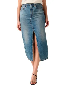 Gonna Midi Decon Slit Welcome 30 - Levi´s ® - FashionsVida
