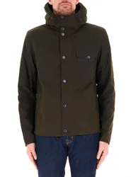 Giacca cotone cerato VERDE SCURO XXL