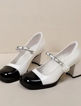 New Womens Mary Jane Shoes Exquisite Round Head High Heels for Woman Elegant French Casual Shoes Designer Shoes Zapatos De Mujer - Aliexpress - FashionsVida