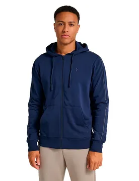 Sweat-shirt à Zip Pulse Piping Dress Blue L