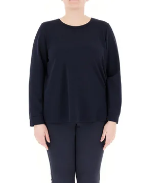 Blusa maniche lunghe BLU NOTTE L - N.O.W. NATION OF WOMEN by PERSONA - FashionsVida
