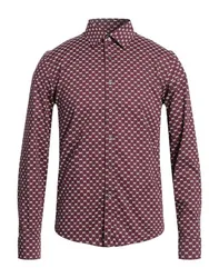 Hemd Herren Bordeaux S Herren