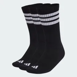 Calze 3-Stripes imbottite a metÃ  polpaccio confezione da 3 paia 43-45 Black / White / White