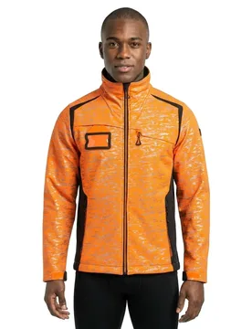Veste Softshell Accelerate Safe 19202 Hi-Vis Orange / Dark Navy 4XL - MASCOT - FashionsVida