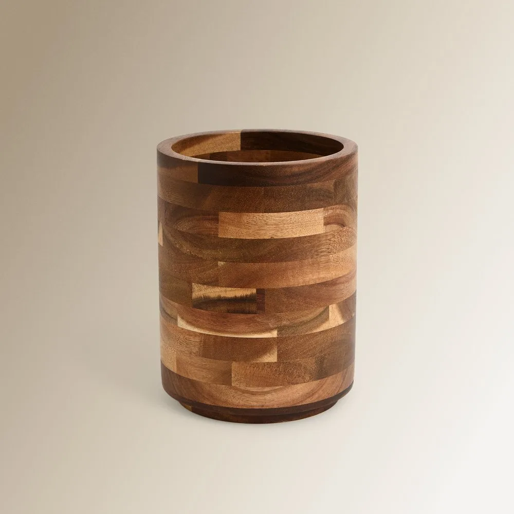 Porta Utensilios de madera de acacia - El Corte Inglés - FashionsVida