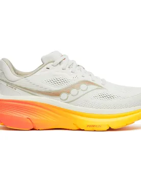 Guide 19 Running Shoes Ivory / Fire UK 10.5 Men - Saucony - FashionsVida