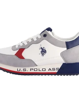 Baskets Cleef White / Red EU 44 - U.s. polo assn. - FashionsVida