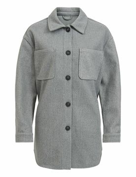 VILA Chaqueta de entretiempo gris