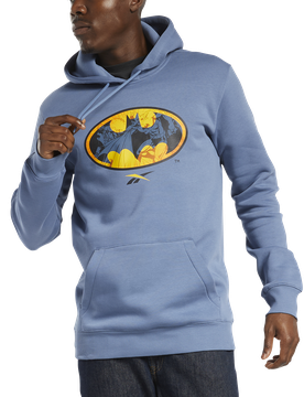 X DC Logo Hoodie Blue Slate S Herren