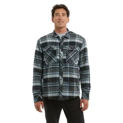 Kodiak Sherpa Lined Flannel Long Sleeve Shirt Graphite XL Men