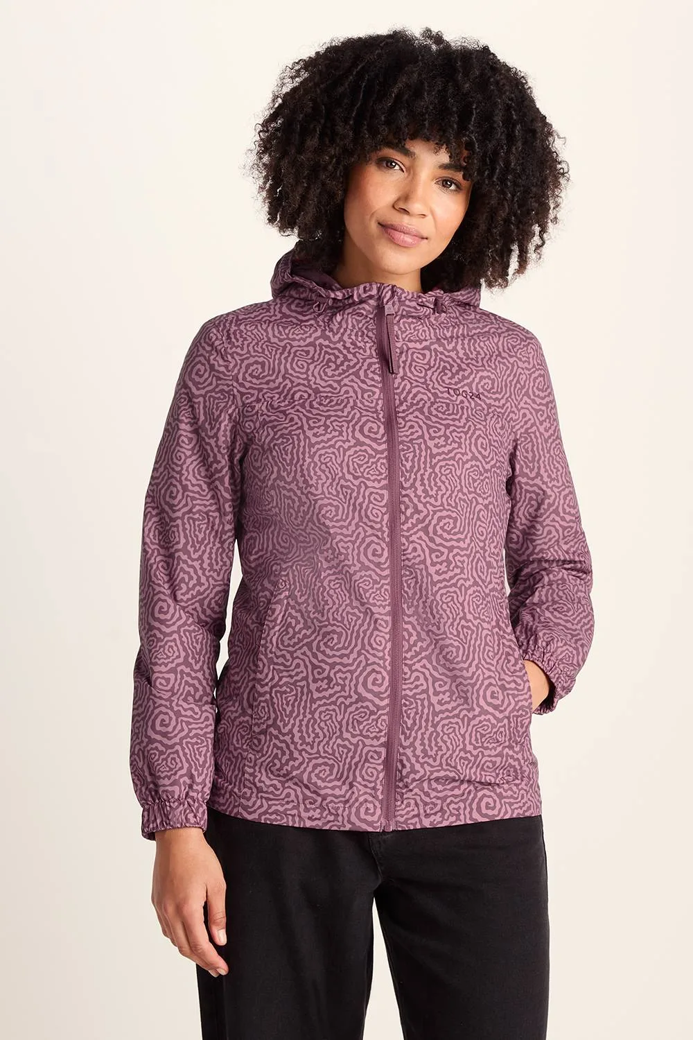 Women's 'Craven' Waterproof Packaway Jacket in Raspberry Size: 10 - Raspberry - Size: 10 - TOG24 - FashionsVida