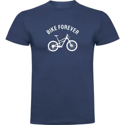 Maglietta A Maniche Corte Bike Forever Denim Blue