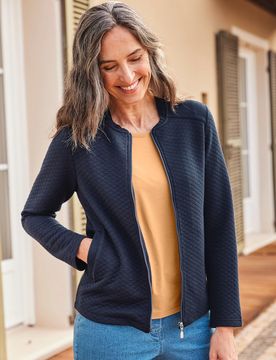 Indoor-Jacke Sommerstepp - Marine - female - Size: 46