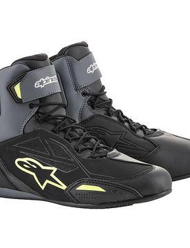 Scarpa Moto Sportiva FASTER 3 Drystar Nero Giall taglia 8