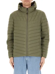 Piumino con cappuccio VERDE OLIVA XL