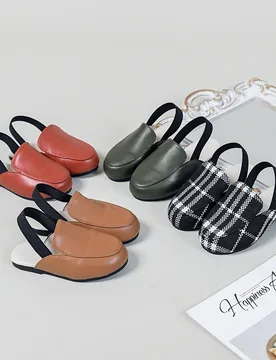 Autumn Kids Shoes Children Outdoor Slides Baby Girls Leather Slippers Toddler Boys Red Brand Flats Princess Dress Slides New - Aliexpress - FashionsVida