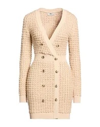 Minivestido Mujer Beige 36,38,42 Mujer