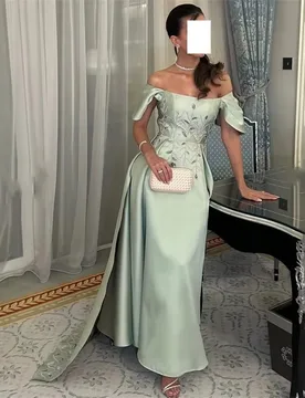 Customized Boat-neck Evening Dress Gorgeous Off The Shoulder Prom Dresses Lace Applique Formal Occasion Party Gown Robe Soiree - Aliexpress - FashionsVida