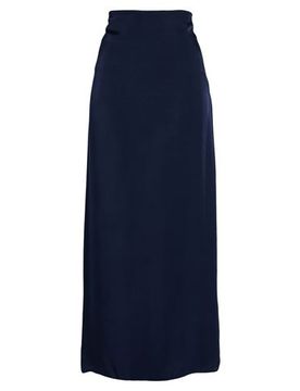Falda larga Mujer Azul marino 38 Mujer