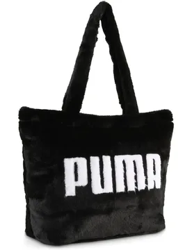 UP Faux FUR Shopper Damen Freizeittasche, schwarz OSFA - Puma - FashionsVida