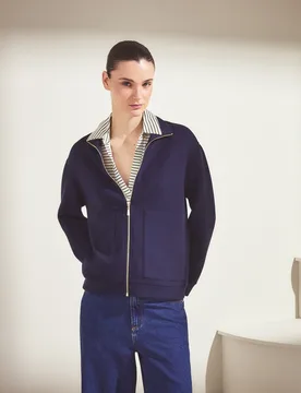 Sudadera de mujer clásica abierta cupro - Woman El Corte Inglés - FashionsVida