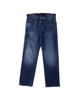Jeans straight leg BLU SCURO 14Y
