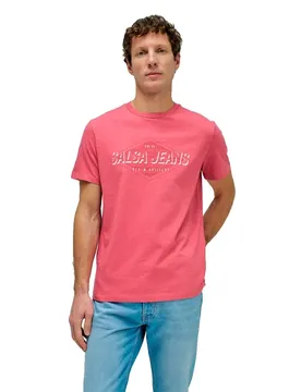 T-shirt à Manches Courtes 21011459 Dark Pink S
