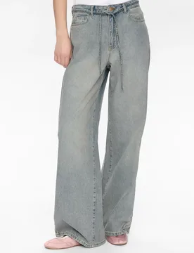 NUBROOKLYN - HR WIDE TINTED JEANS female - 36 / /32 - FashionsVida