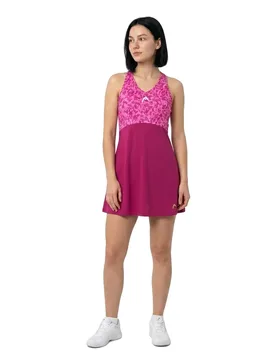 Spirit Sleeveless Dress Print Vision / Vivid Pink M - Head Racket - FashionsVida