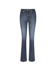 Jeans de corte acampanado azul 28/L32