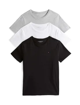 Pack Signature Pure Cotton Crew Neck T-Shirts Multi male - Tommy hilfiger - FashionsVida