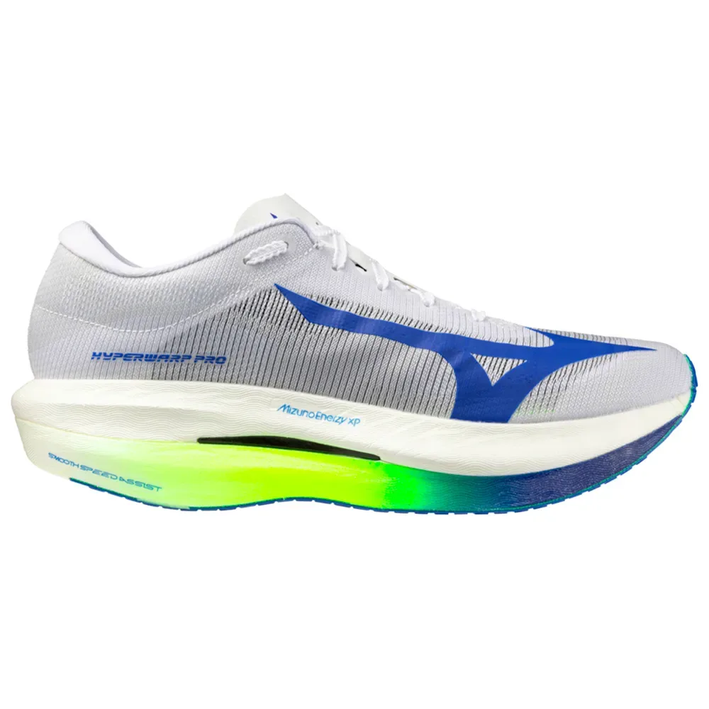 Scarpe Da Running Hyperwarp Pro White / Lightning Yellow / Dazzling Blue EU 46 - Mizuno - FashionsVida