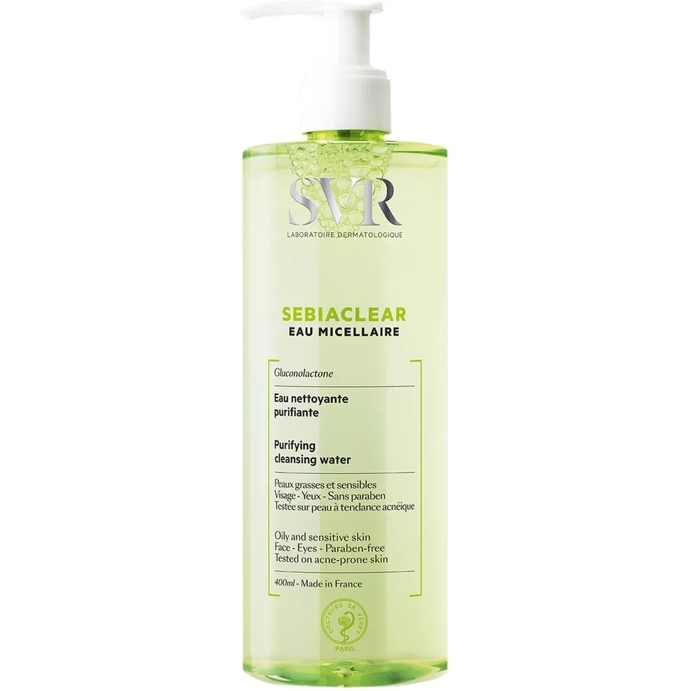 Agua Micelar Sebiaclear Eau Micellaire 400 ml - Svr - FashionsVida