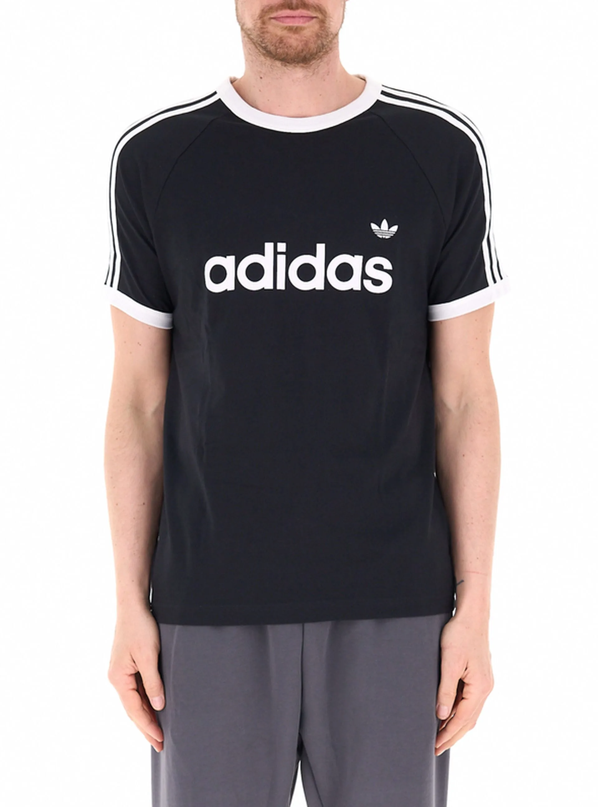 Adidas T-shirt girocollo NERO M - Adidas - FashionsVida