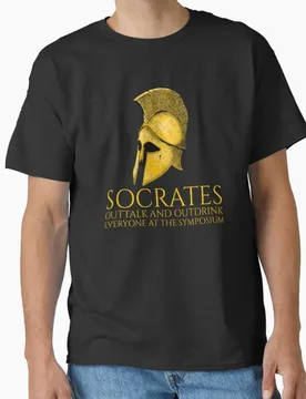 Greek Philosopher - Socrates At The Symposium - Classical Philosophy gift T-shirt for men large size Tops S-6XL - Aliexpress - FashionsVida