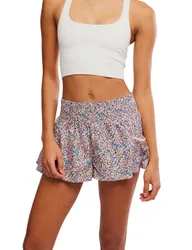 Get Your Flirt On Gym Shorts Multi female