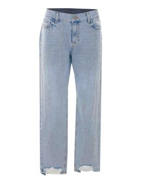Jeans in denim glitterato