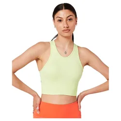 Soutien-gorge De Sport Core Seamless Mid Impact Bra Lime Yellow L