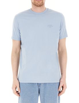 T-shirt girocollo AZZURRO POLVERE XL