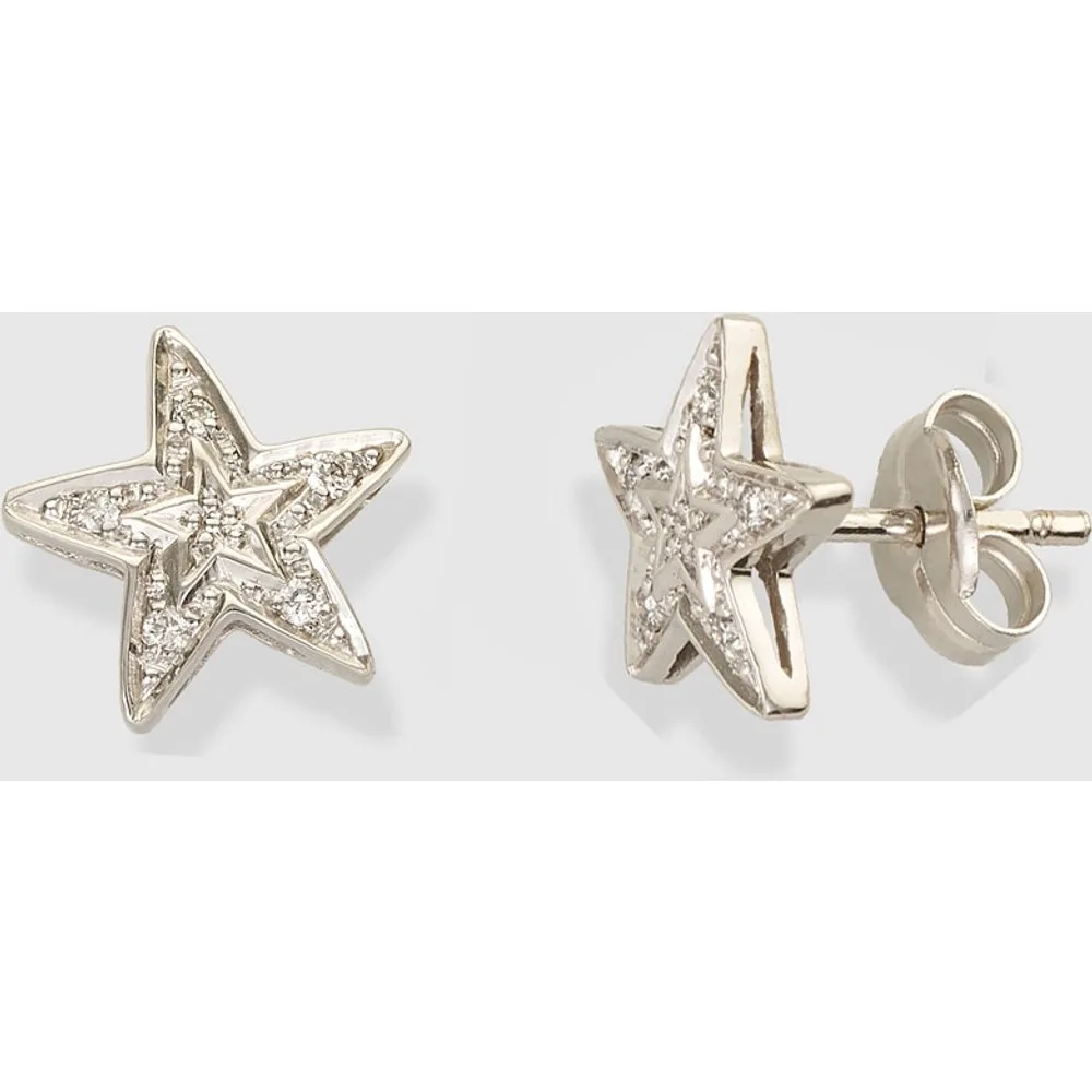 Pendientes Mio Estrella de oro y diamantes - El Corte Inglés - FashionsVida