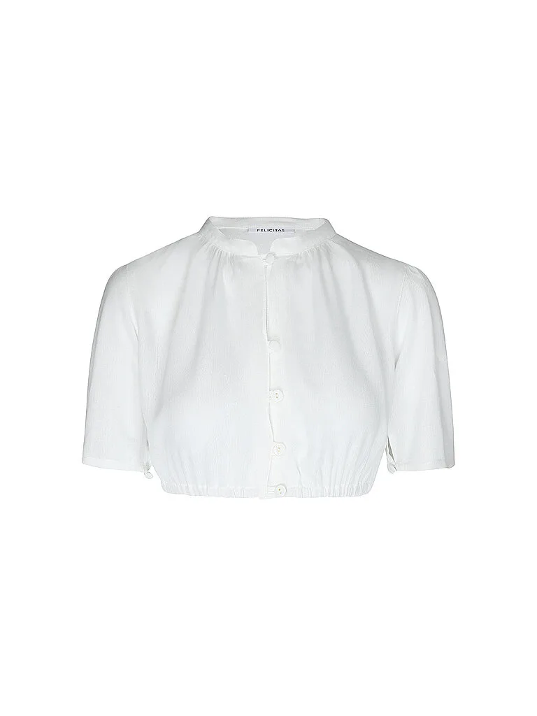 Dirndlbluse GELIA blanco 42 - Feli & Hans - FashionsVida