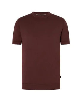 Camiseta CASHMILLO rojo oscuro M - Windsor - FashionsVida