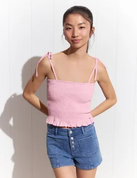 Top de mujer de tirantes nido de abeja - Green Coast - FashionsVida